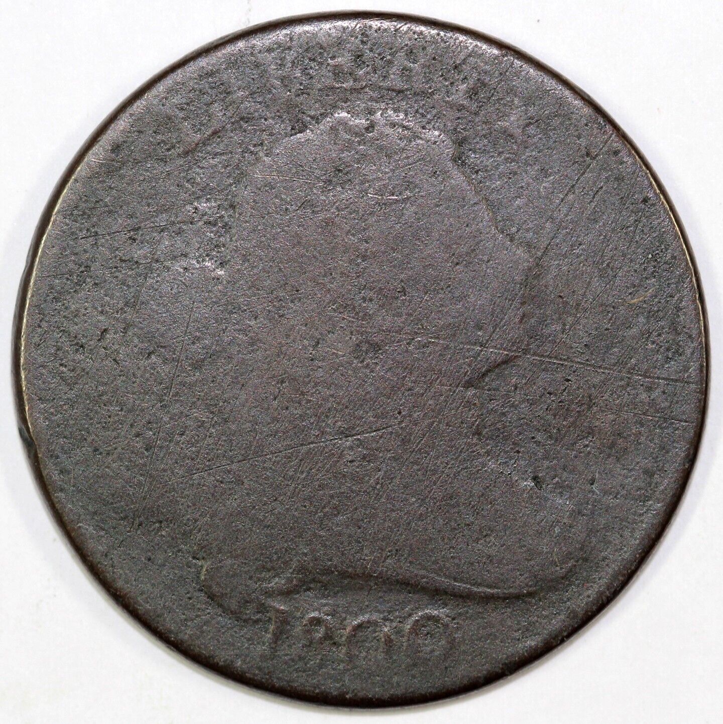 1800 1c S-201 Draped Bust Large Cent