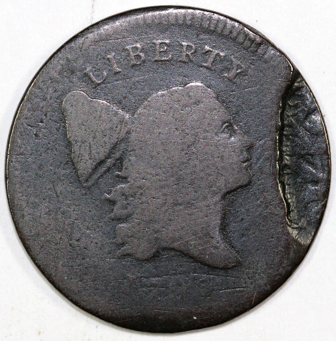 1795 1/2c C-6a Liberty Cap Half Cent