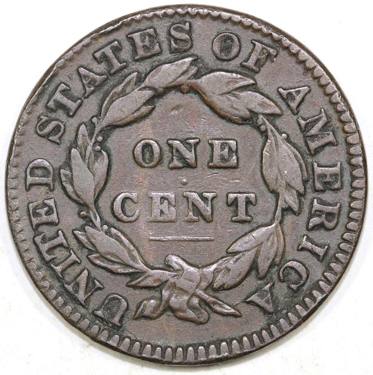 1833/2 1c N-4 Coronet or Matron Head Large Cent