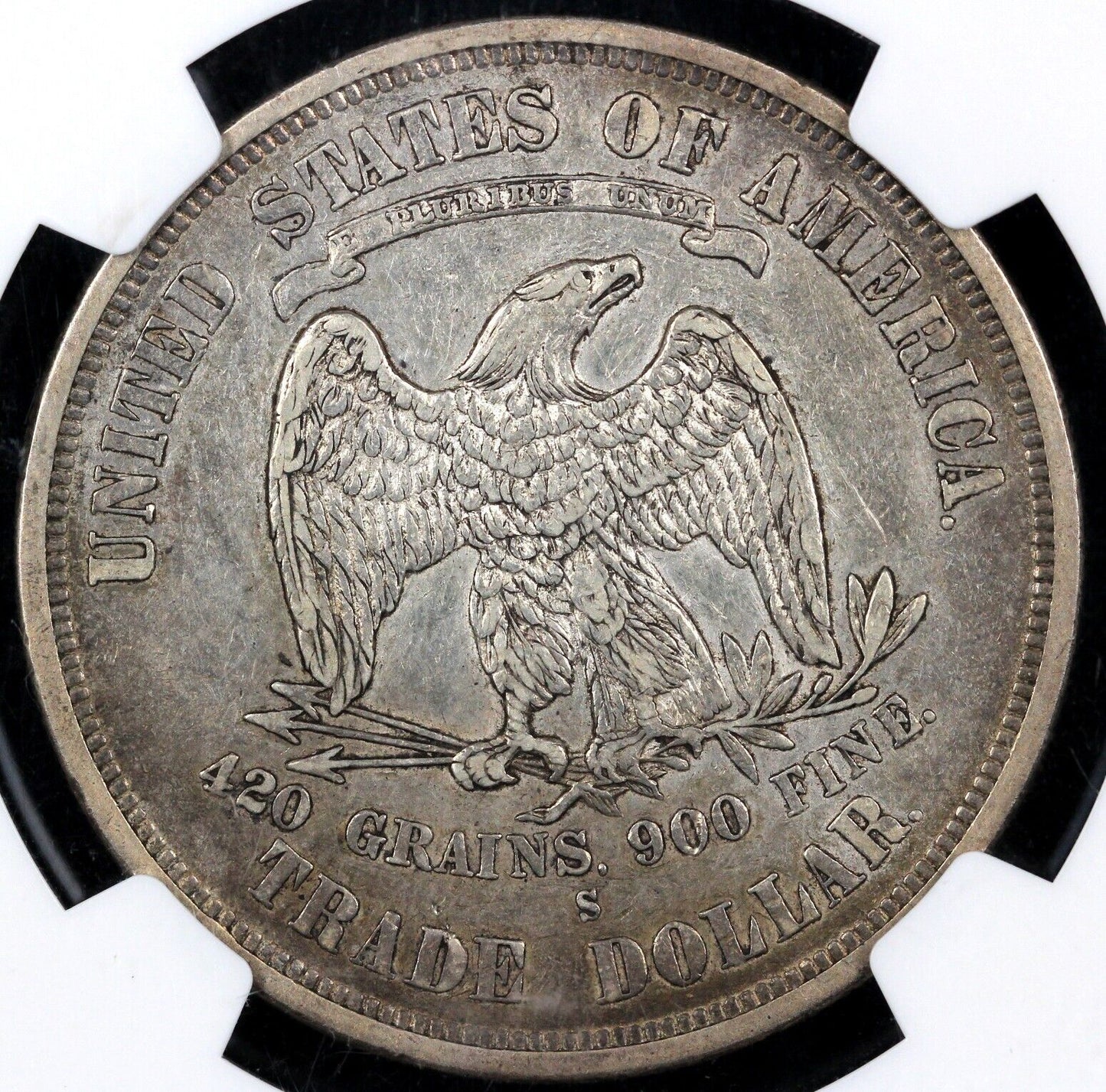 1876-S Silver Trade Dollar NGC XF 45