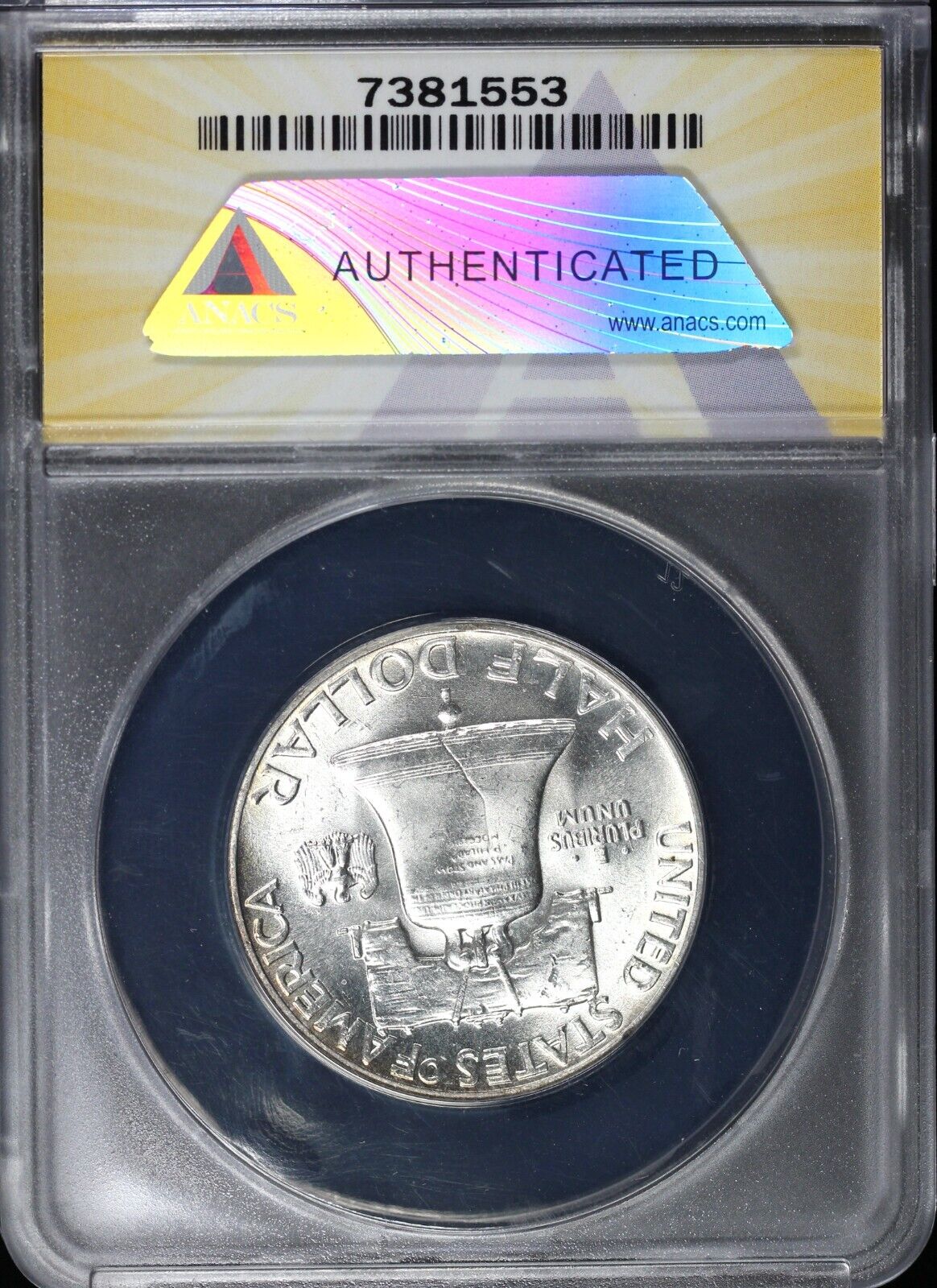 1950-D 50c Full Bell Lines Franklin Half Dollar ANACS MS 63 FBL