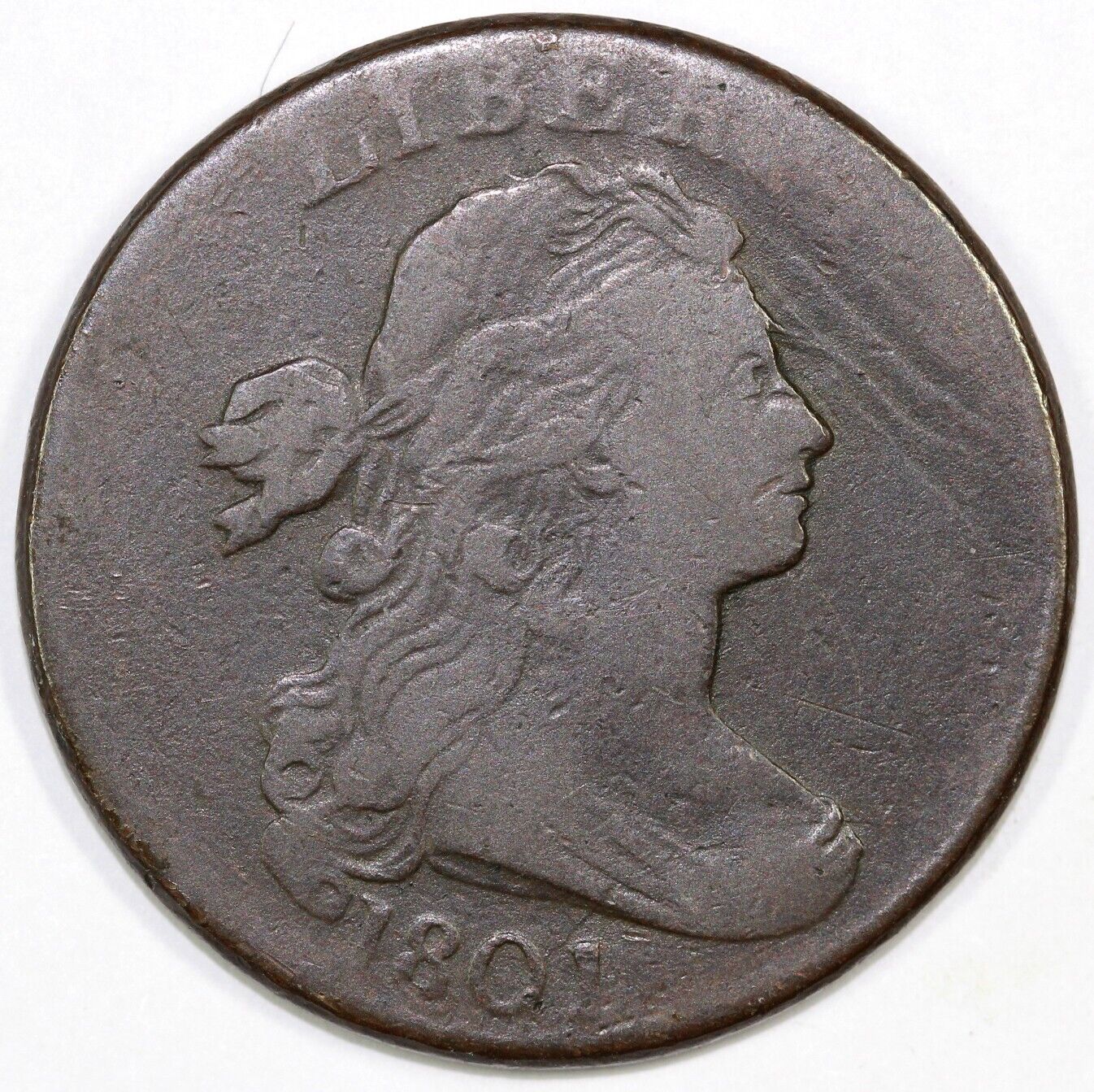 1801 1c S-213 Draped Bust Large Cent