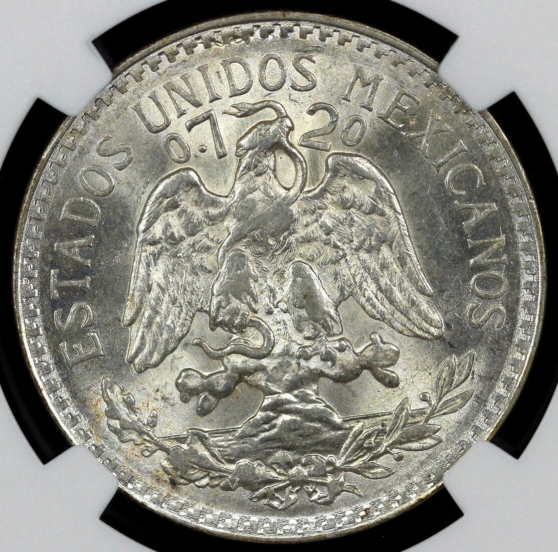 1921 50c Mexico Fifty Centavos NGC MS 63