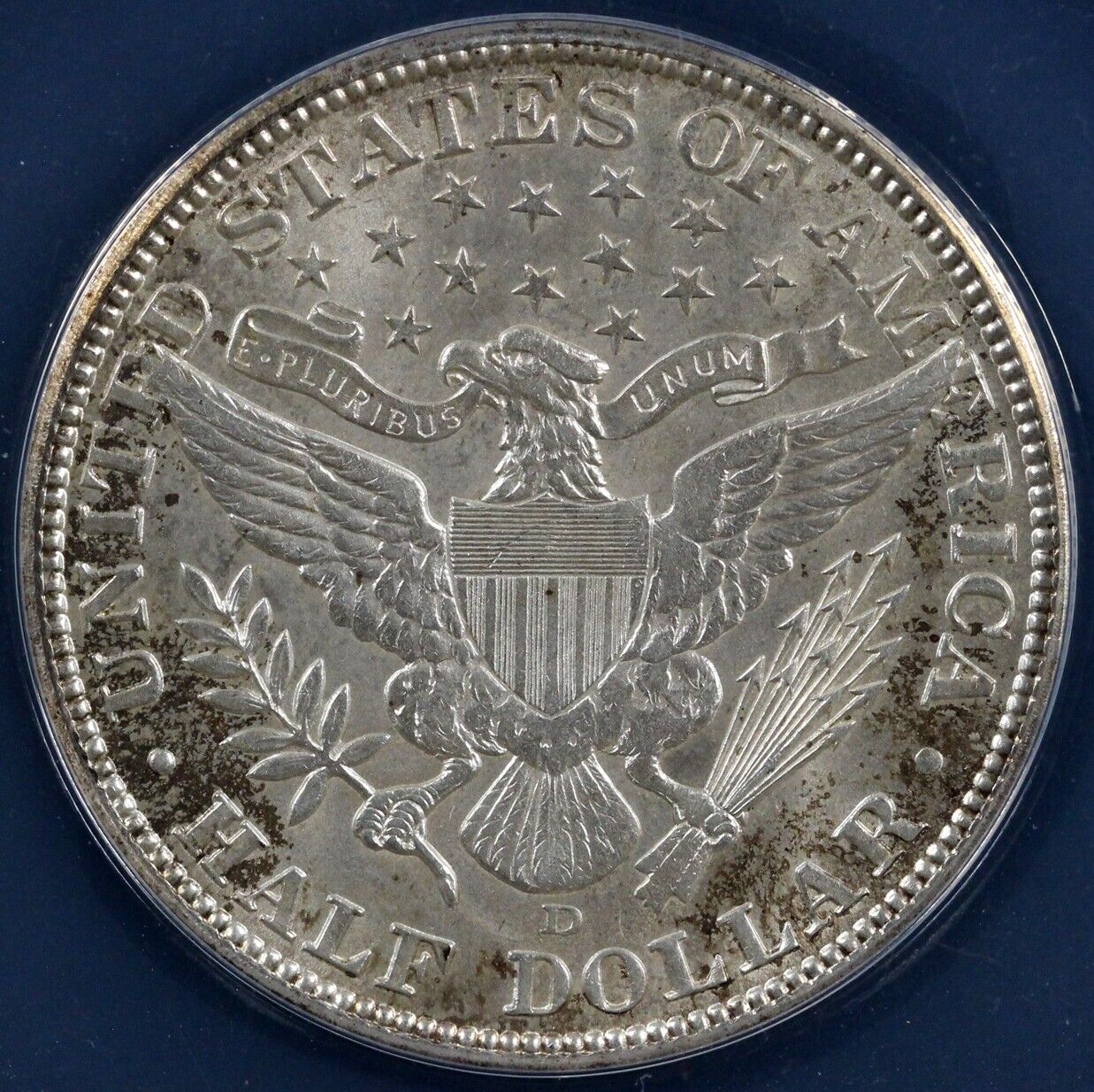 1912-D 50C Barber Half Dollar ANACS MS 62