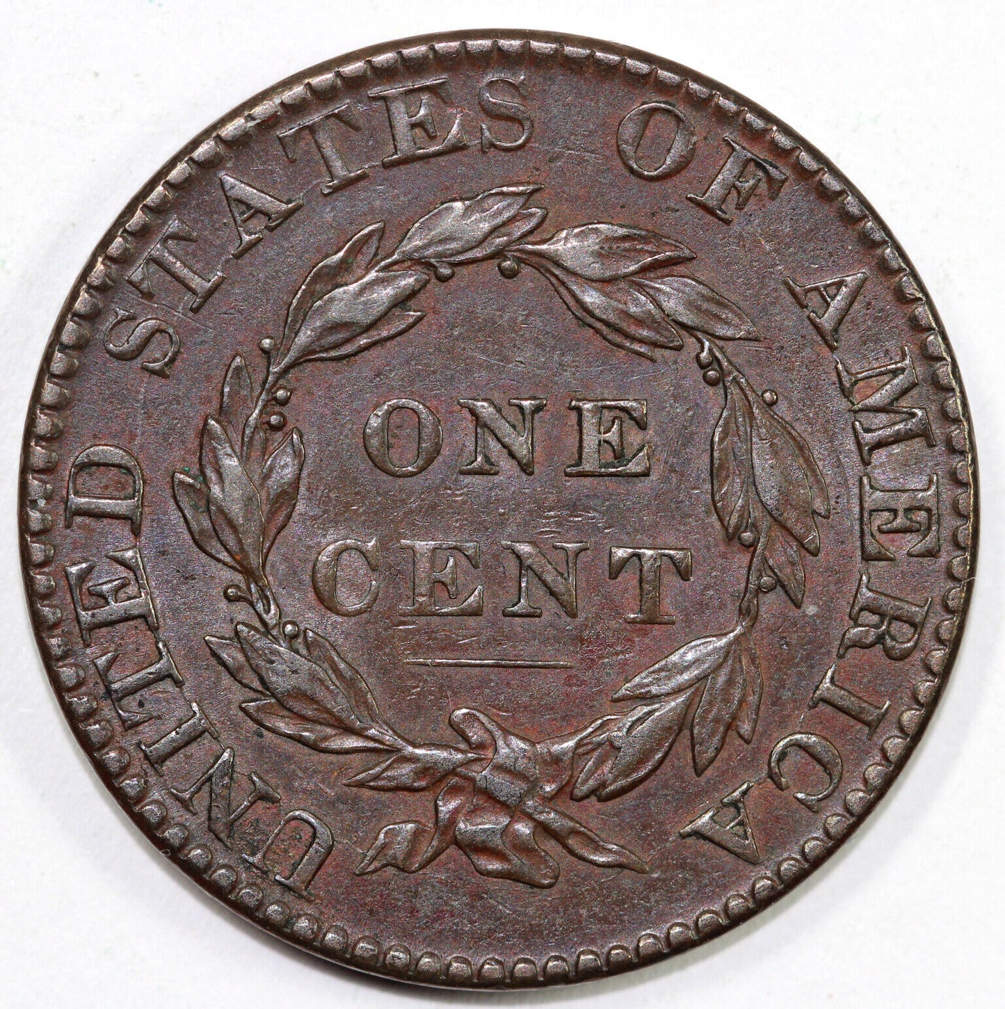 1824/2 1c N-1 Coronet or Matron Head Large Cent