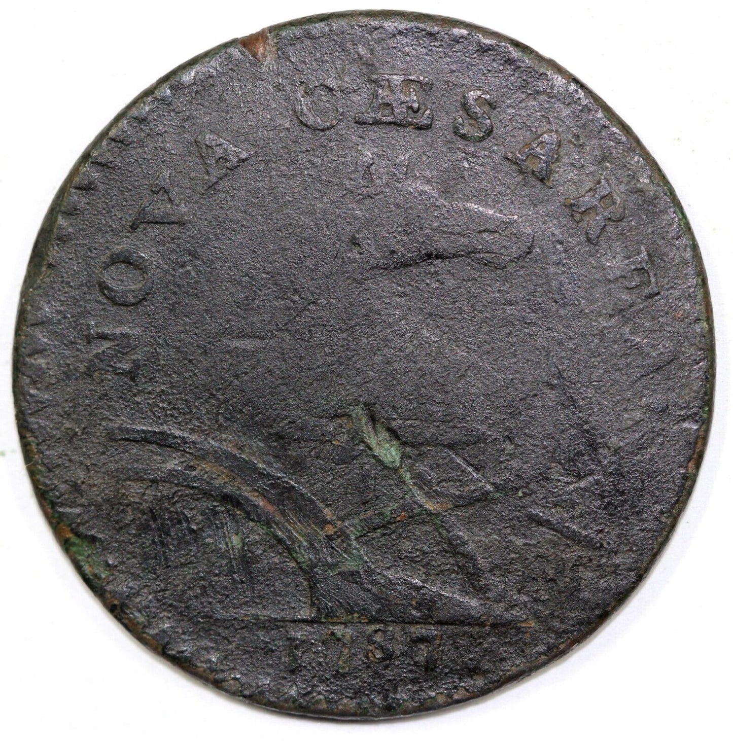 1787 M.62-q New Jersey Colonial Copper Coin