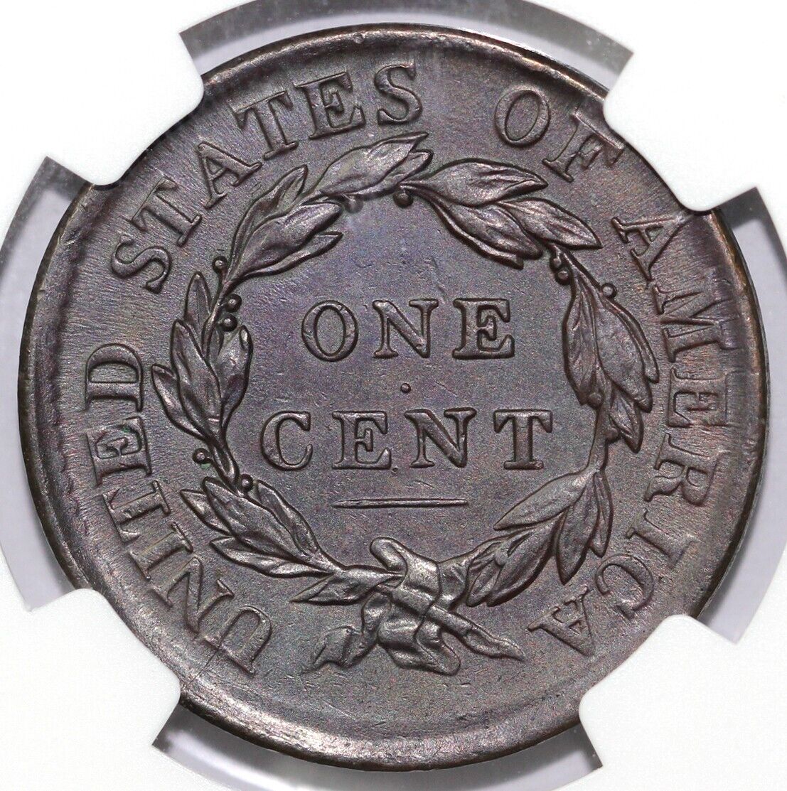 1817 1c Matron Head Large Cent NGC AU 58 BN
