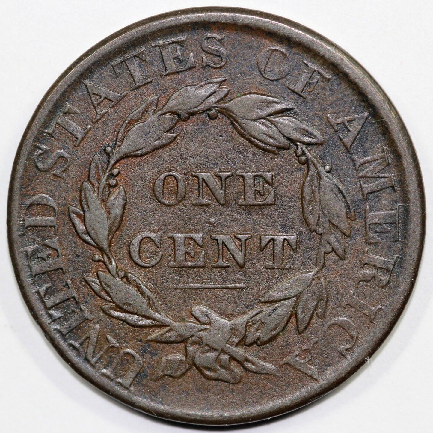 1830 1c N-7 Coronet or Matron Head Large Cent