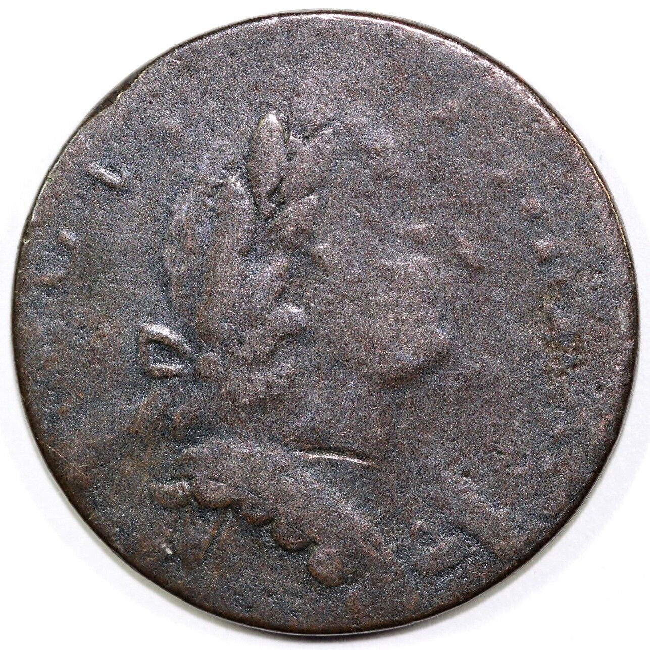 1787 1/2c Machins Mills Colonial Copper Half Penny