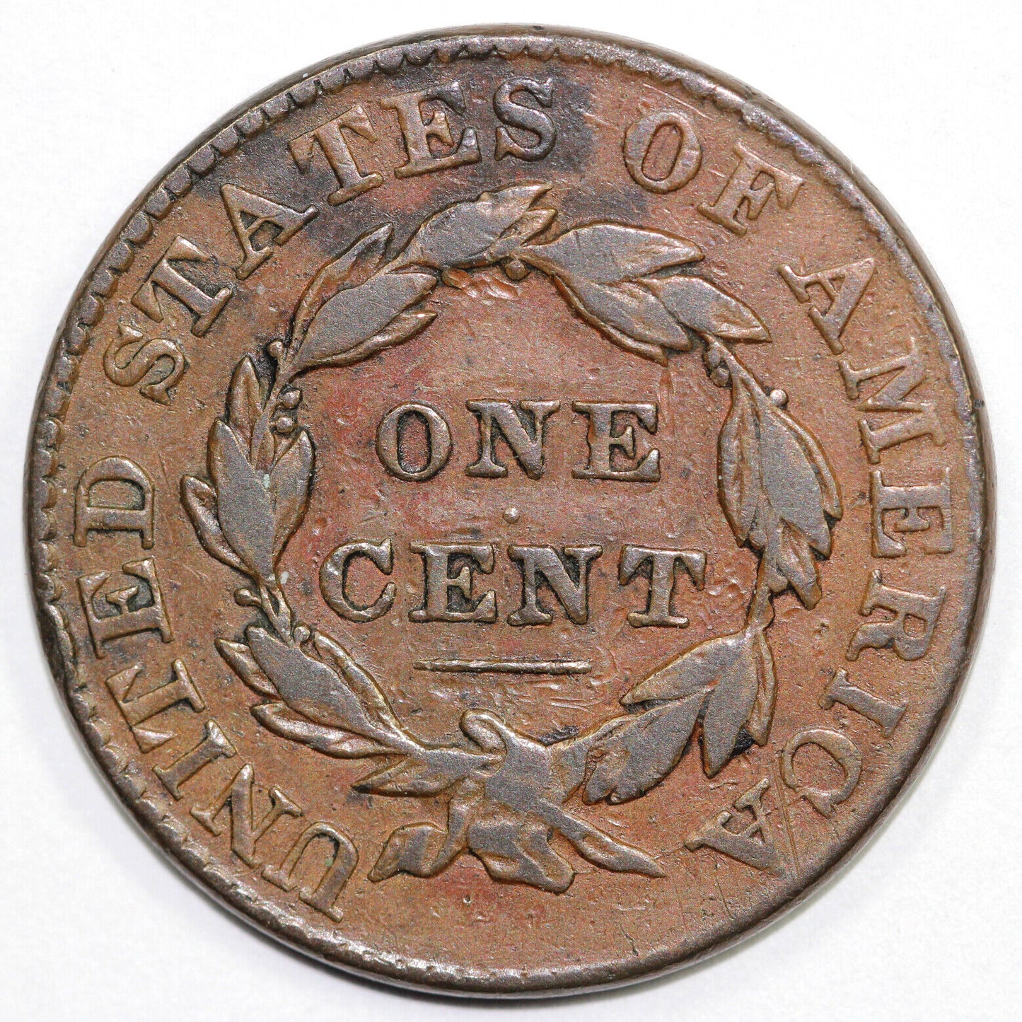 1828 1c N-12 Coronet or Matron Head Large Cent