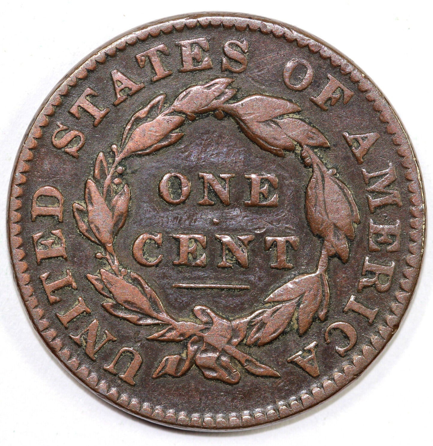 1833 1c Coronet or Matron Head Large Cent