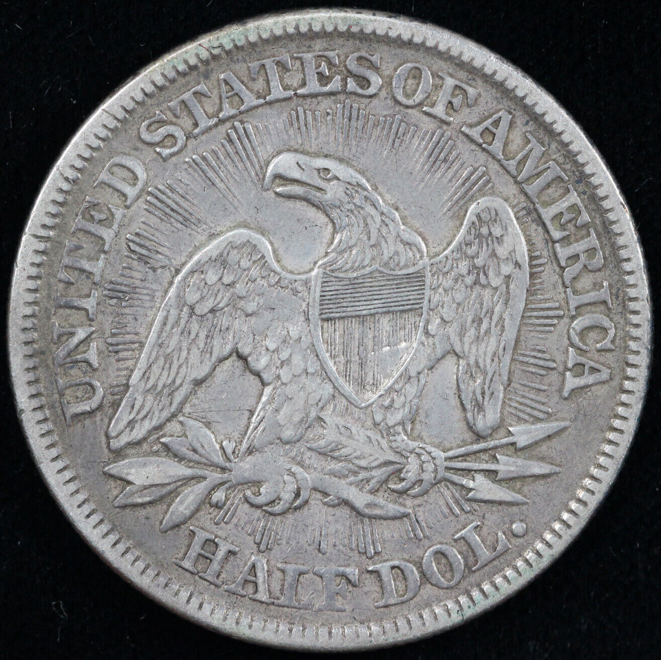 1853 50c Seated Liberty Half Dollar