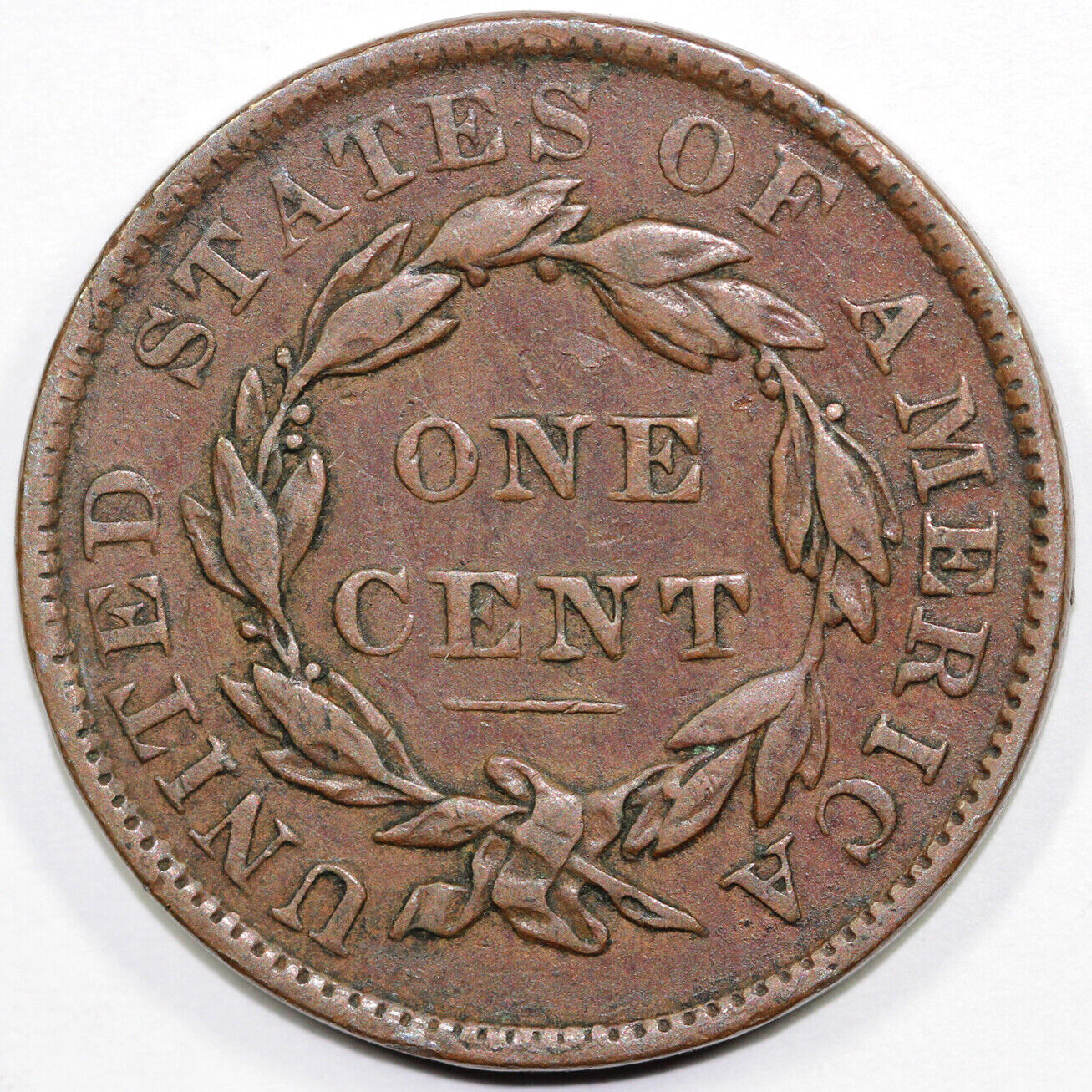 1837 1c Coronet or Matron Head Large Cent