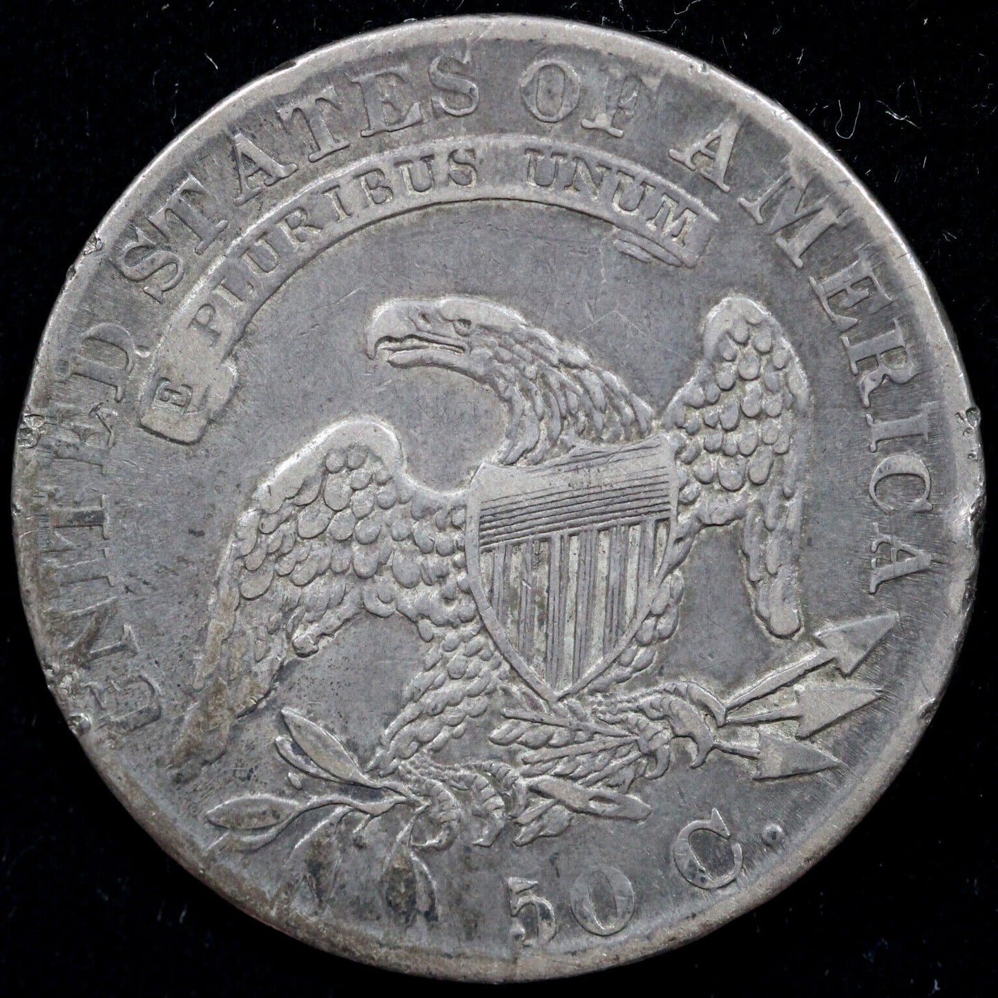 1832 50c O-120 Capped Bust Half Dollar