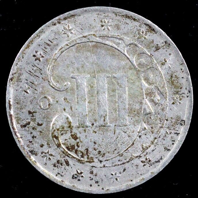 1851-O 3cs Three Cent Silver Piece