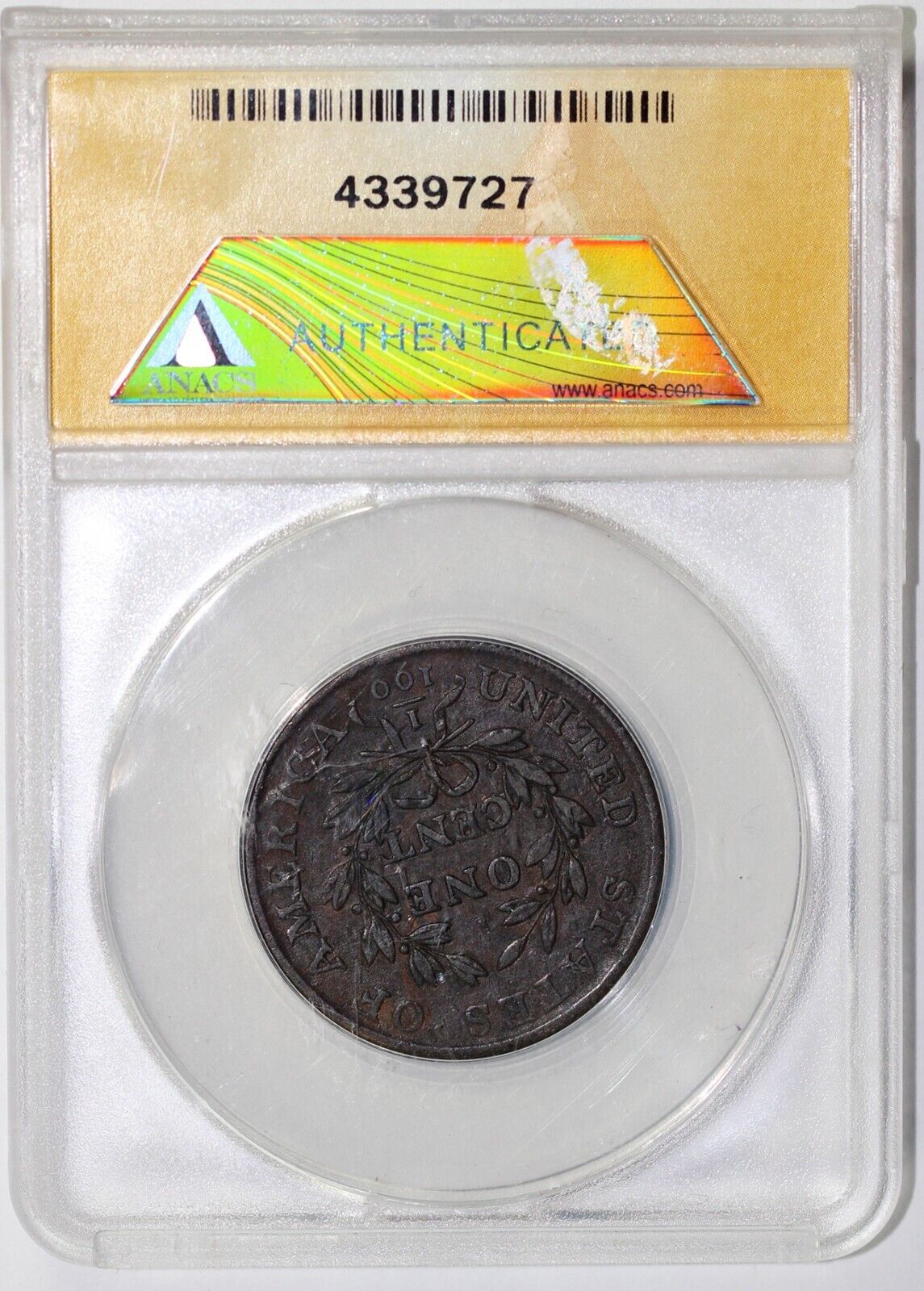 1798 1c S-187 Draped Bust Large Cent