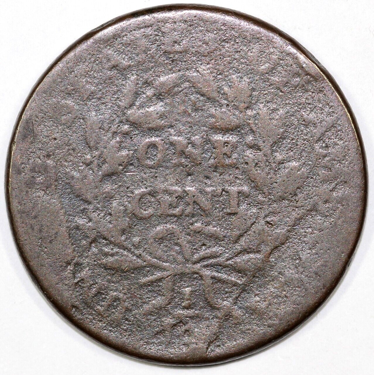 1798 1c S-186 Draped Bust Large Cent *Terminal Die State*