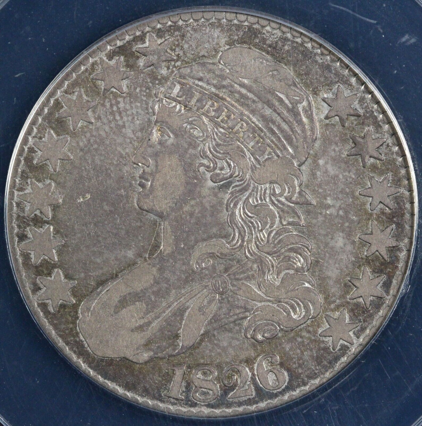 1826 50c Capped Bust Half Dollar ANACS VF 35 DETAILS CLEANED