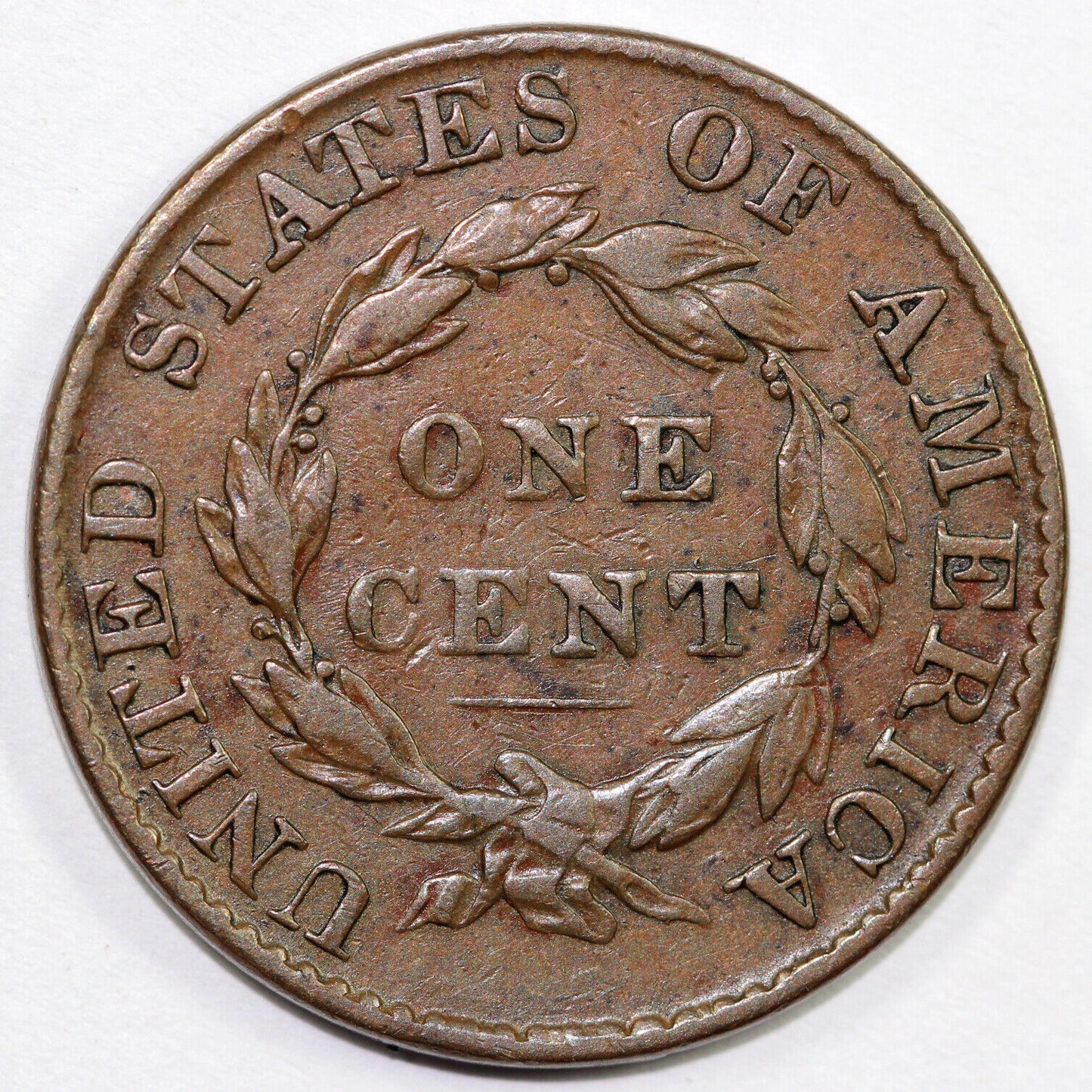 1827 1c N-4 Coronet or Matron Head Large Cent