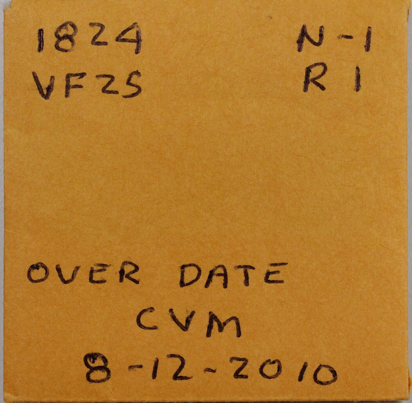 1824/2 1c N-1 Coronet or Matron Head Large Cent