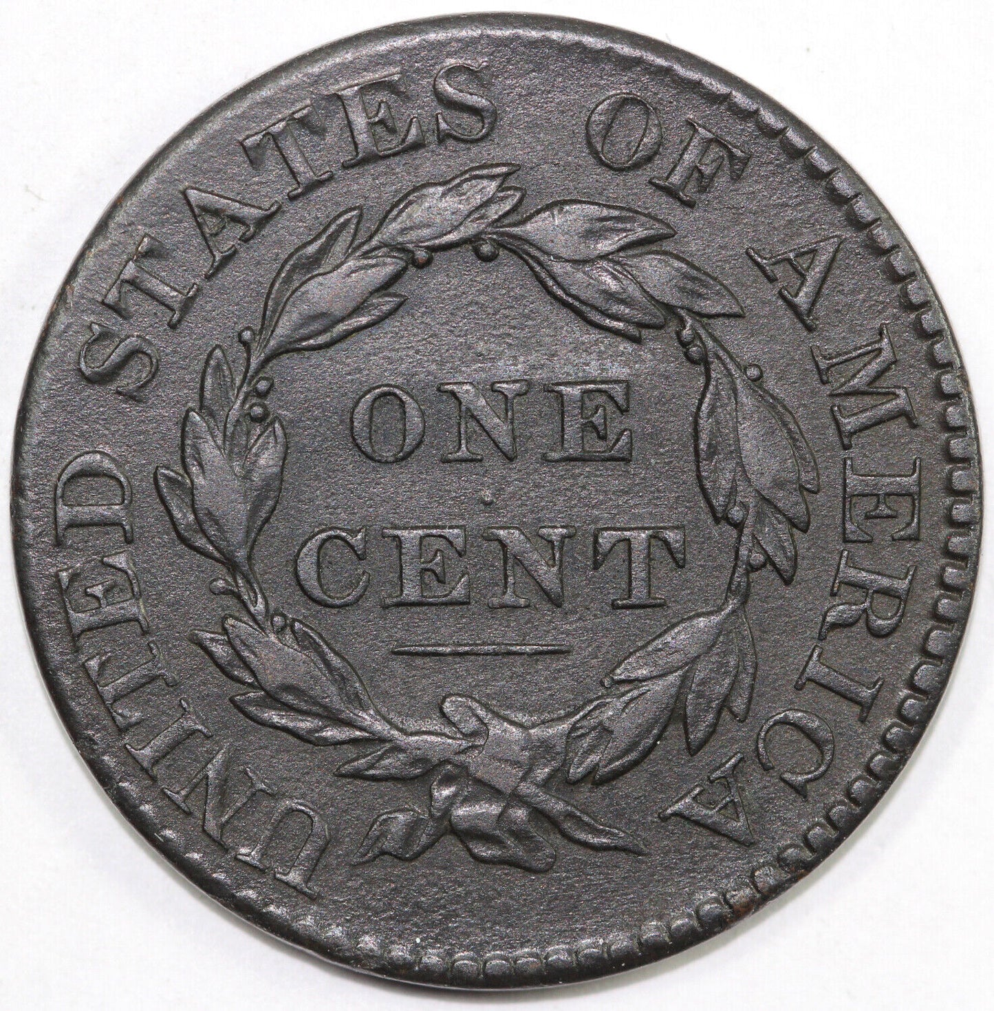 1825 1c N-1 Coronet or Matron Head Large Cent *Late Die State*