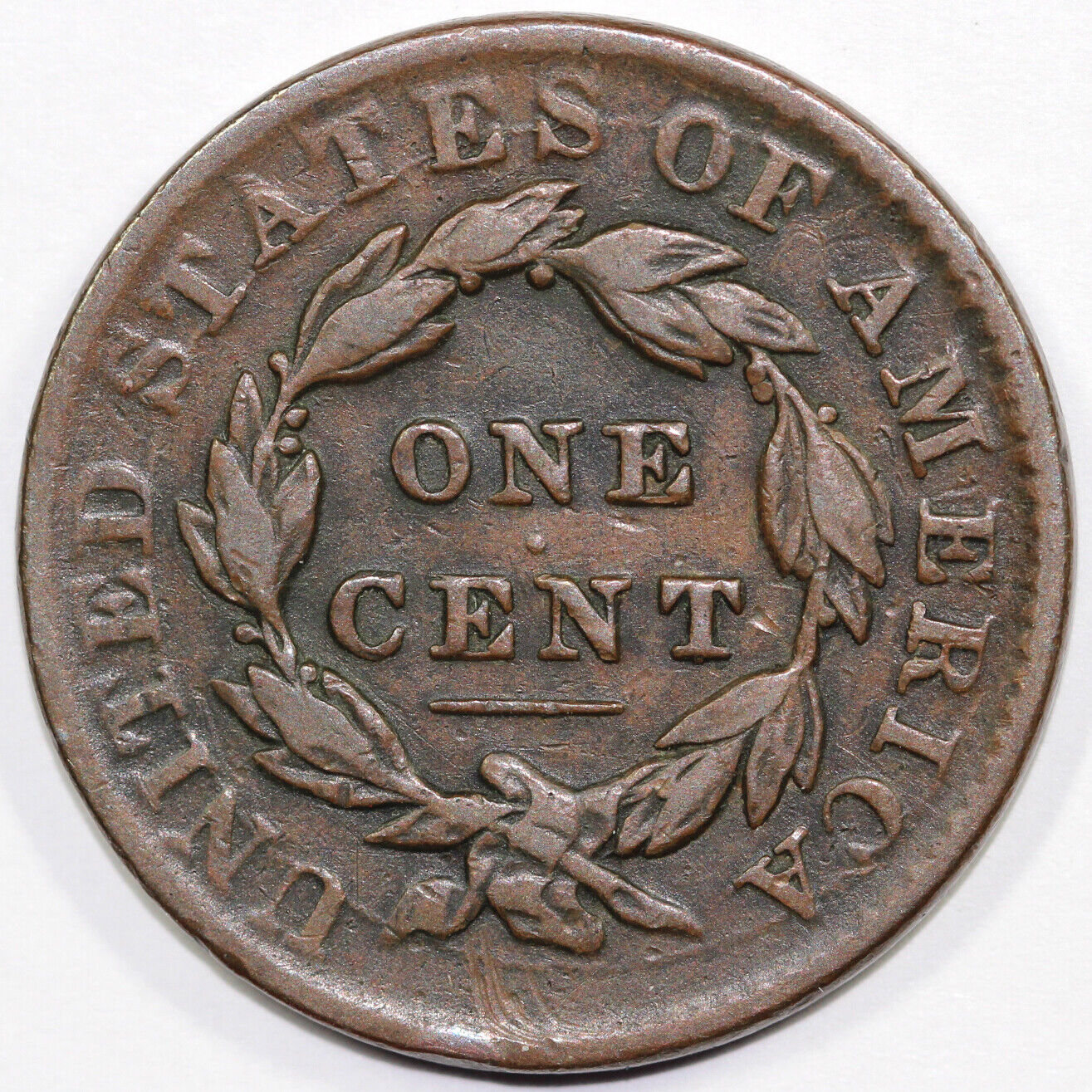 1833 1c N-5 Coronet or Matron Head Large Cent