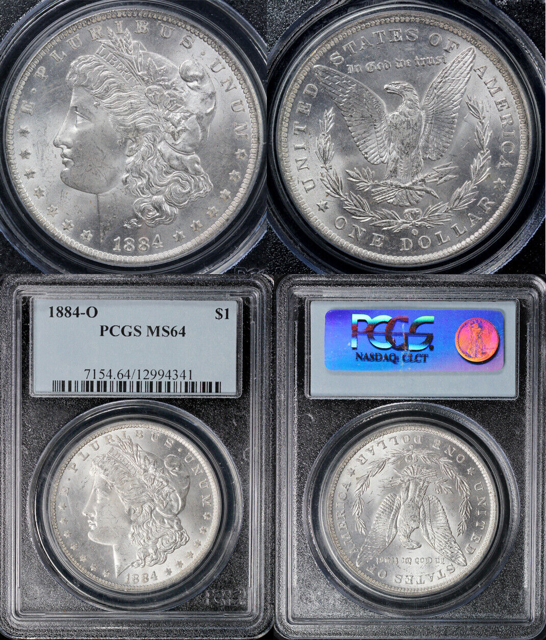 1884-O $1 Morgan Dollar PCGS MS 64