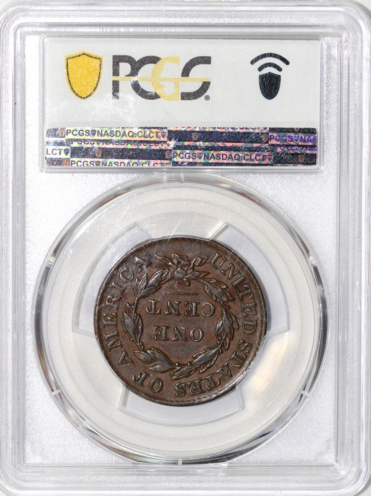1827 1c Coronet or Matron Head Large Cent PCGS VF 35