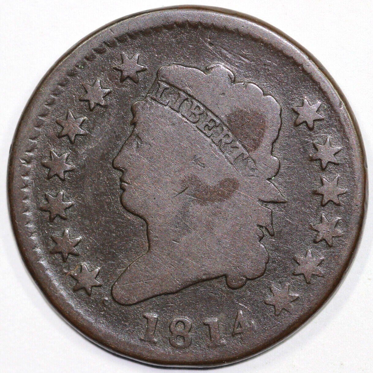 1814 1c S-294 Classic Head Large Cent