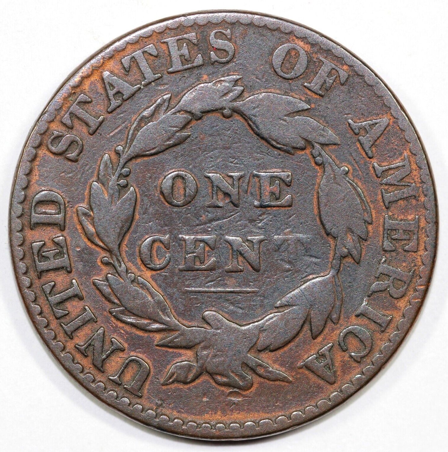 1827 1c Matron Head Large Cent