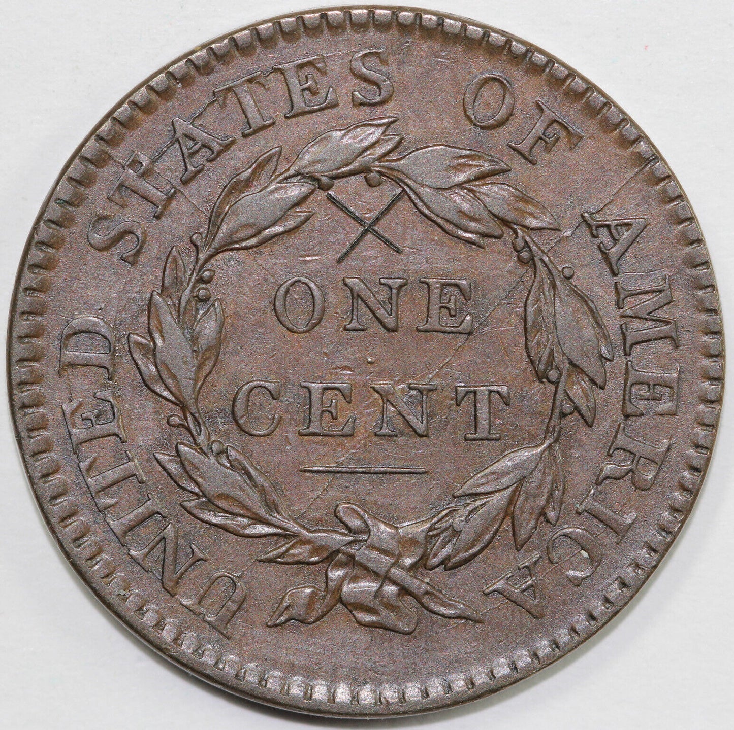 1817 1c N-17 Coronet or Matron Head Large Cent