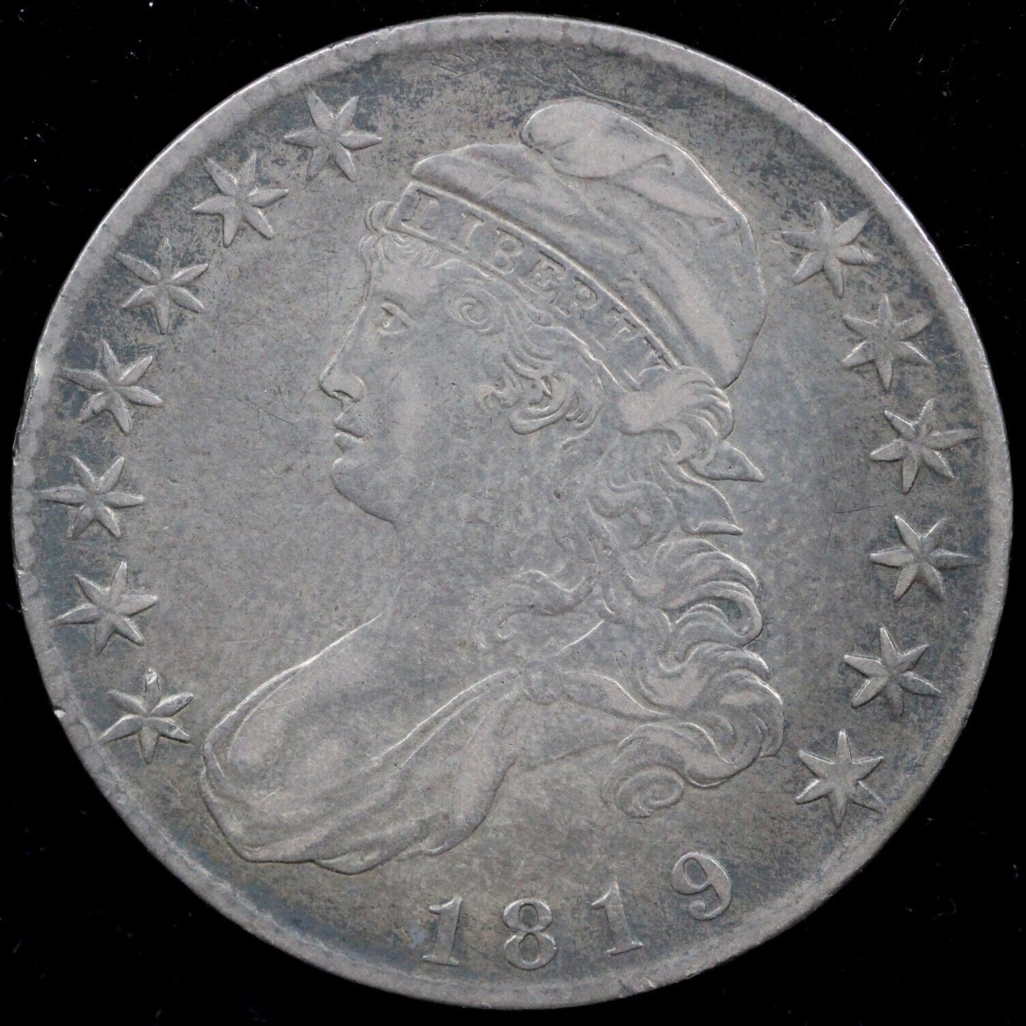 1819 50c O-112a Capped Bust Half Dollar