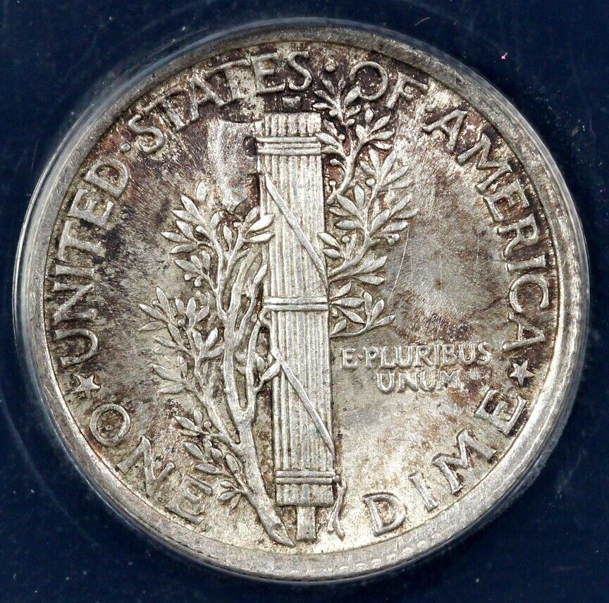 1923 10c Mercury Dime ANACS MS 63 FSB