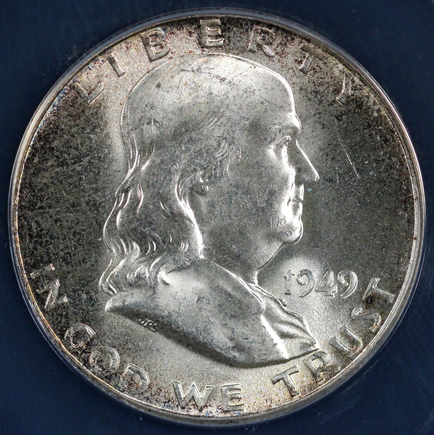 1949 50c Franklin Half Dollar ANACS MS 64 FBL