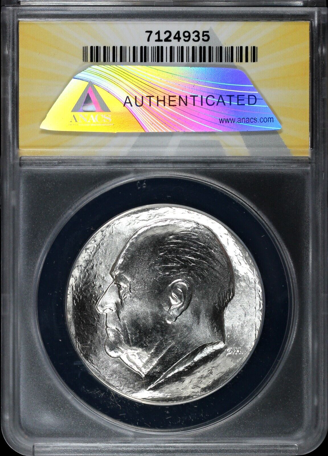 1978 50k Silver Norway Fifty Kroner ANACS MS 68