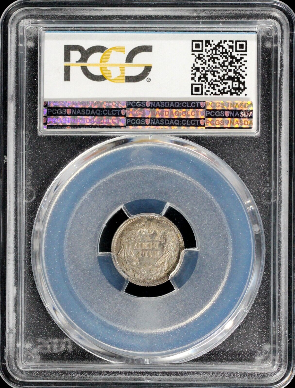 1862 H10c Seated Liberty Half Dime PCGS MS 65