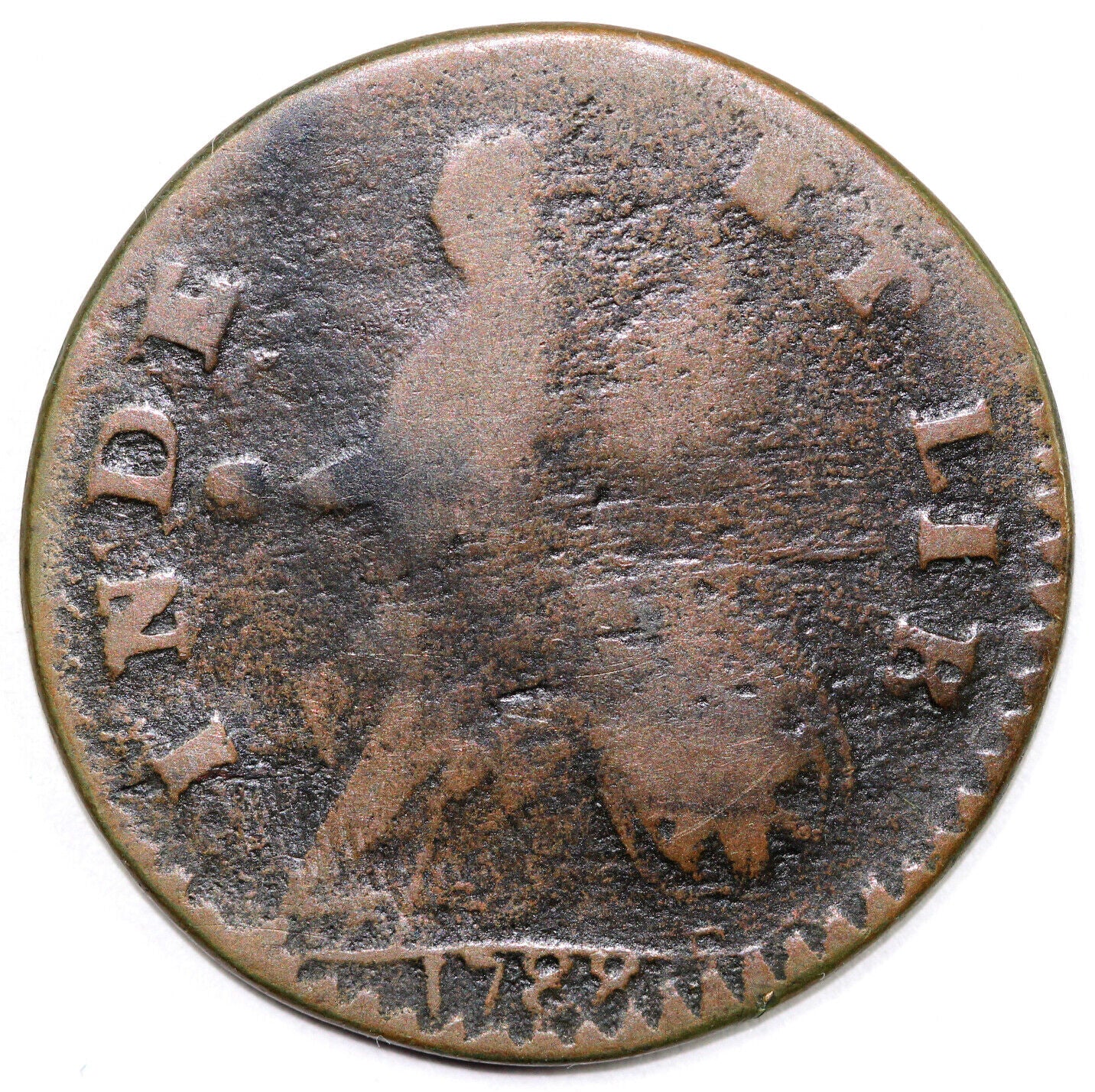 1788 RR-17 Vermont Colonial Copper Coin