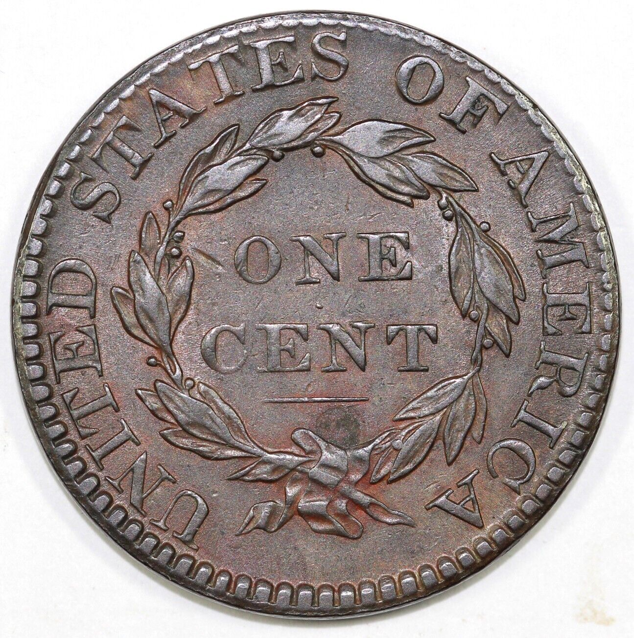 1825 1c N-10 Coronet or Matron Head Large Cent