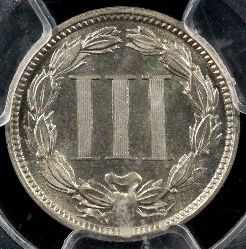 1882 3cn Proof Three Cent Nickel PCGS PR 66
