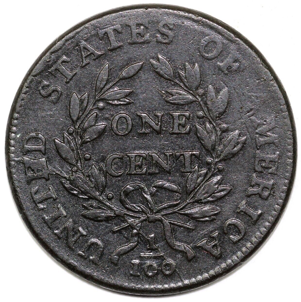 1798 1c S-166 2nd Hairstyle Draped Bust Large Cent