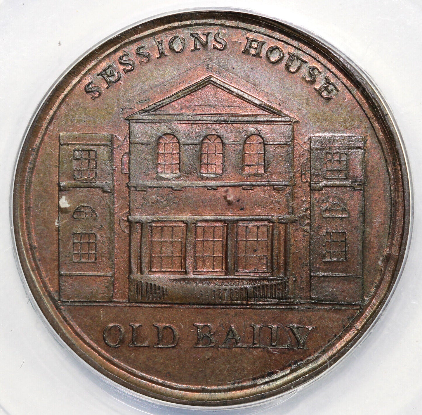 No Date Middlesex Spence Great Britain Sessions House Token ANACS MS 63 BN