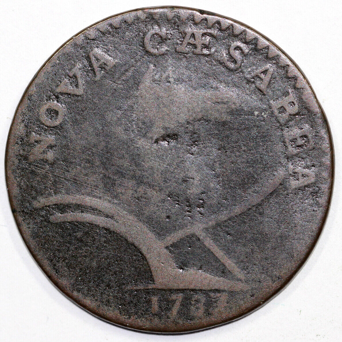 1787 1/2p New Jersey Colonial Half Penny *Pluribs*