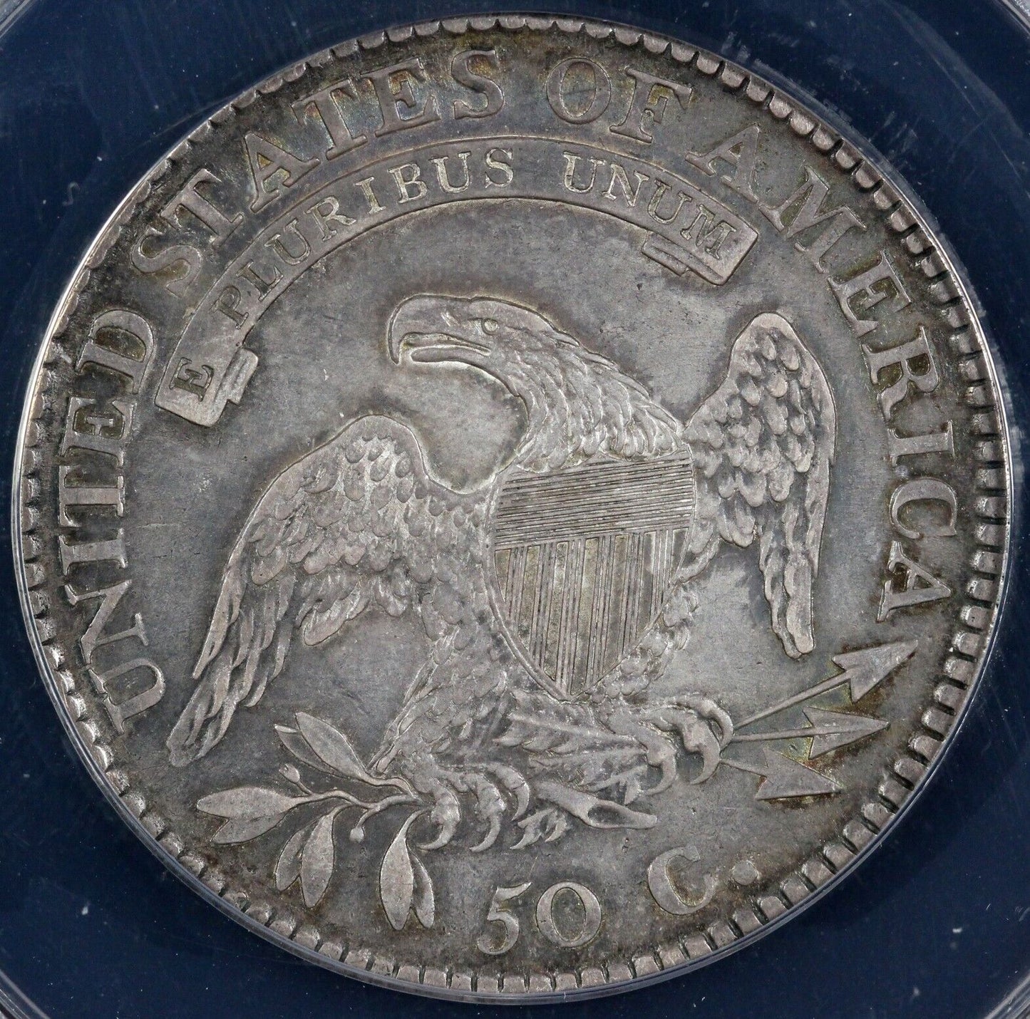 1813 50c Capped Bust Half Dollar ANACS EF 45 DETAILS CLEANED