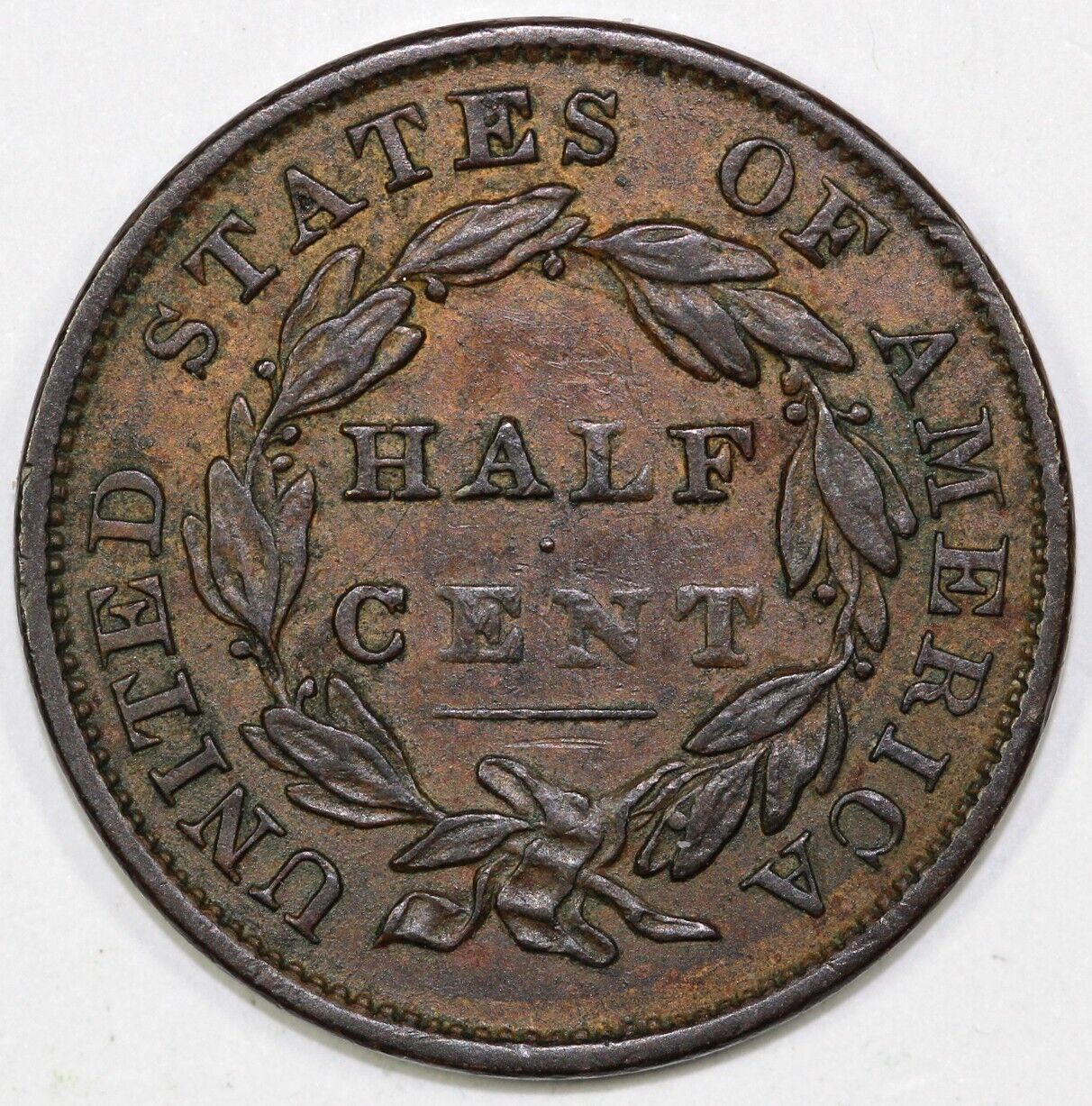 1834 1/2c Classic Head Half Cent