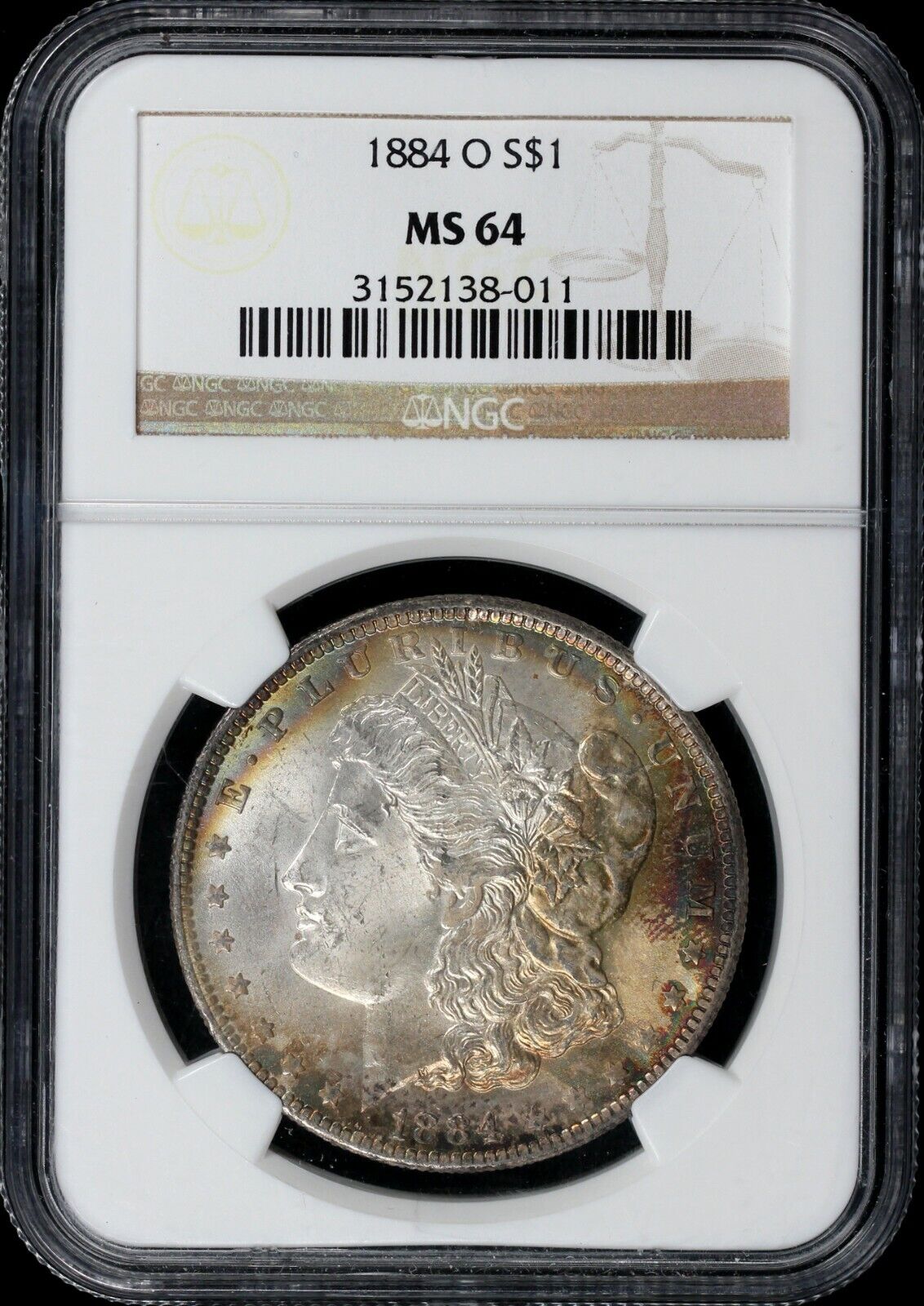 1884-O $1 Morgan Dollar NGC MS 64
