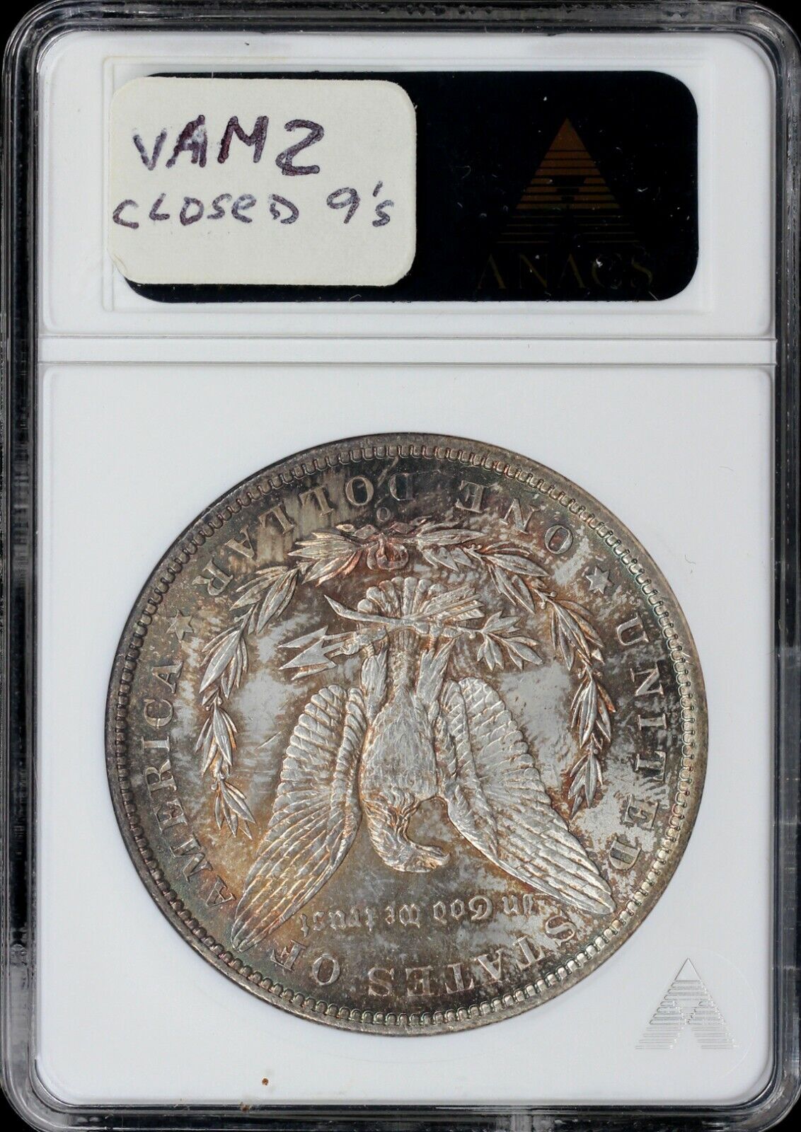 1899-O $1 Morgan Dollar ANACS MS 64 Vam - 2 Closed 9's