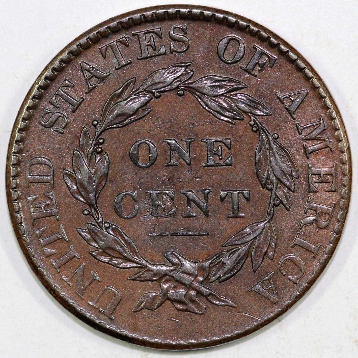1824 1c N-3 Matron Head Large Cent