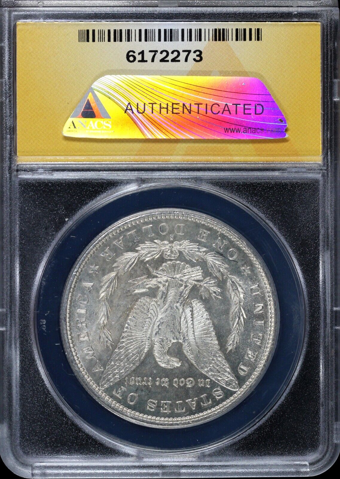 1879-S $1 Morgan Dollar ANACS MS 63