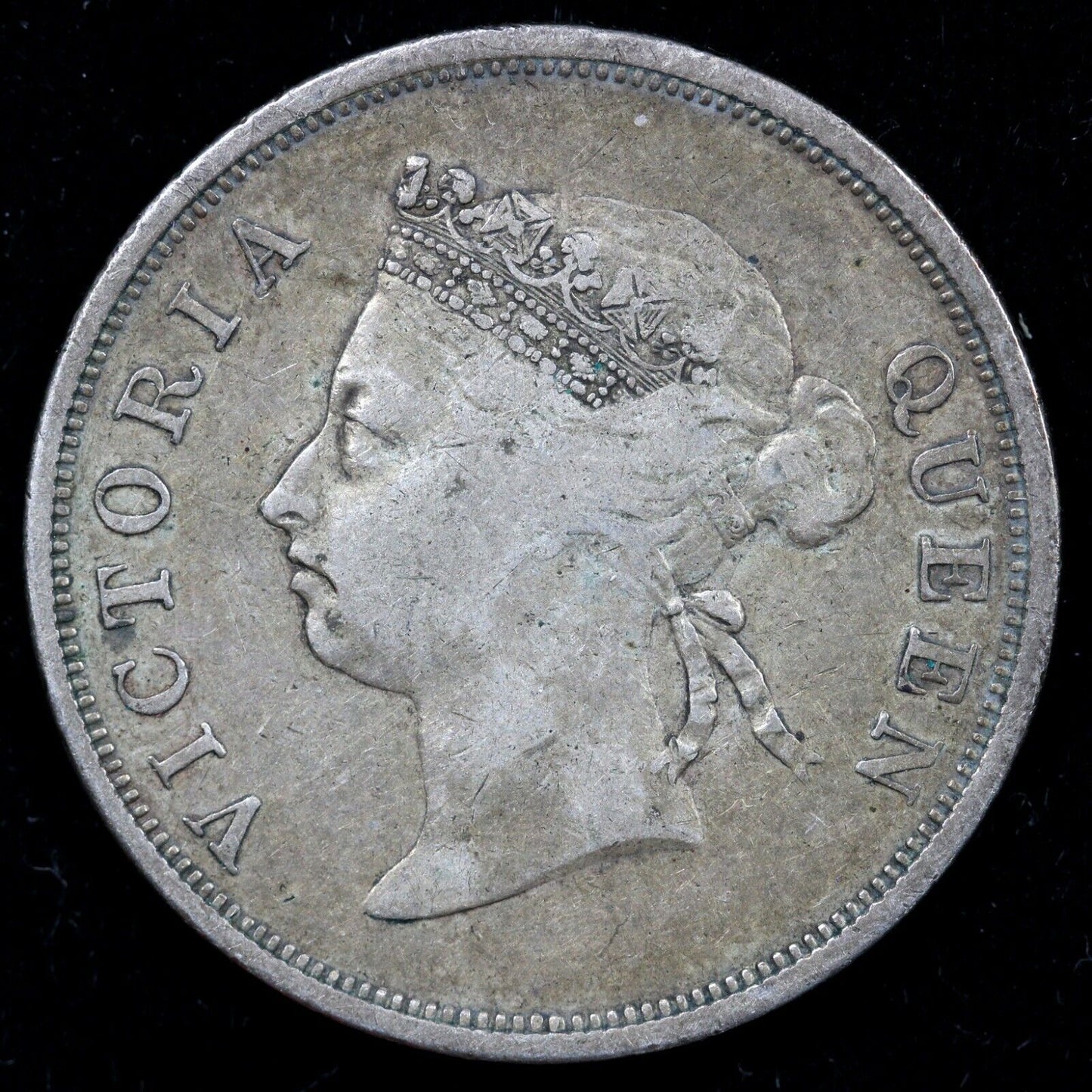 1898 50c Canada Straits Settlements Queen Victoria Half Dollar