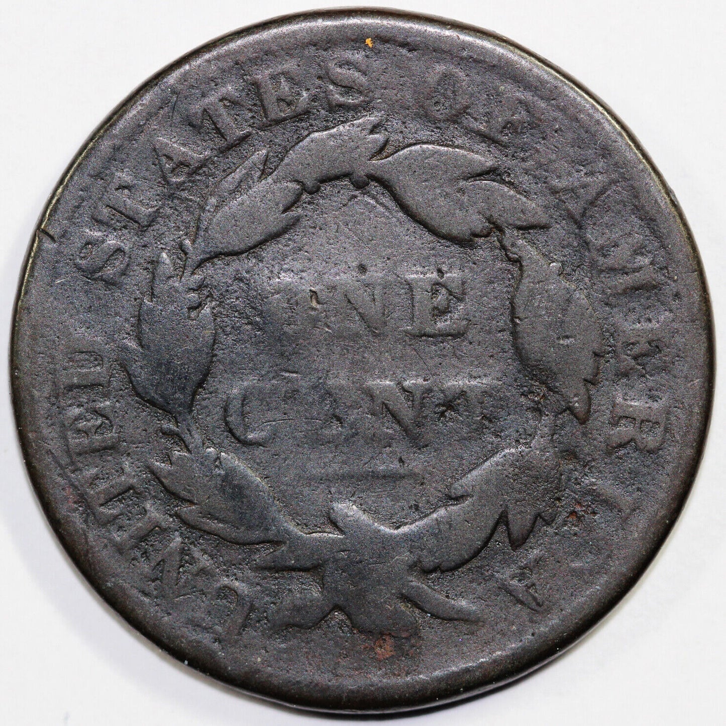 1835 1c N-10 Matron Head Large Cent